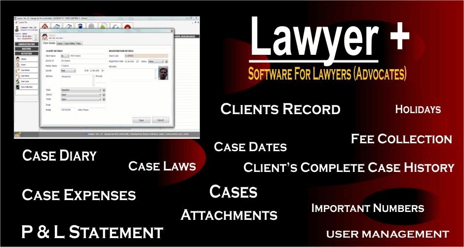 Lawyer + (Software for Lawyers / Advocates)
