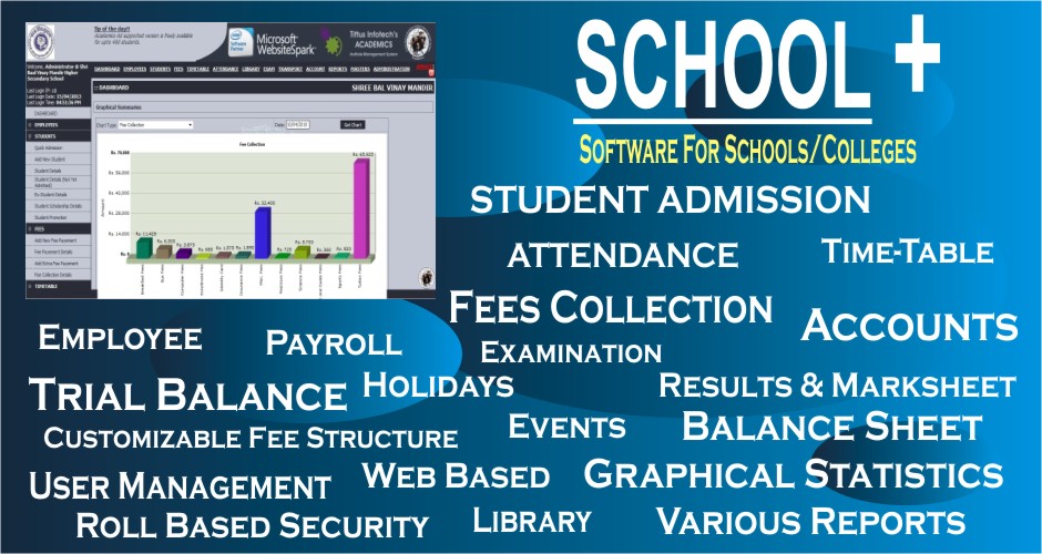 School + (School / College Management Software)